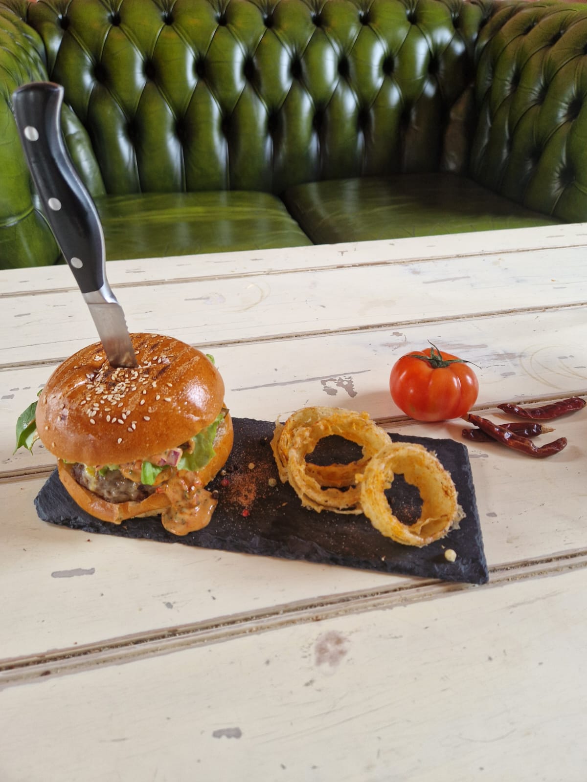 The Padel Beef Burger
