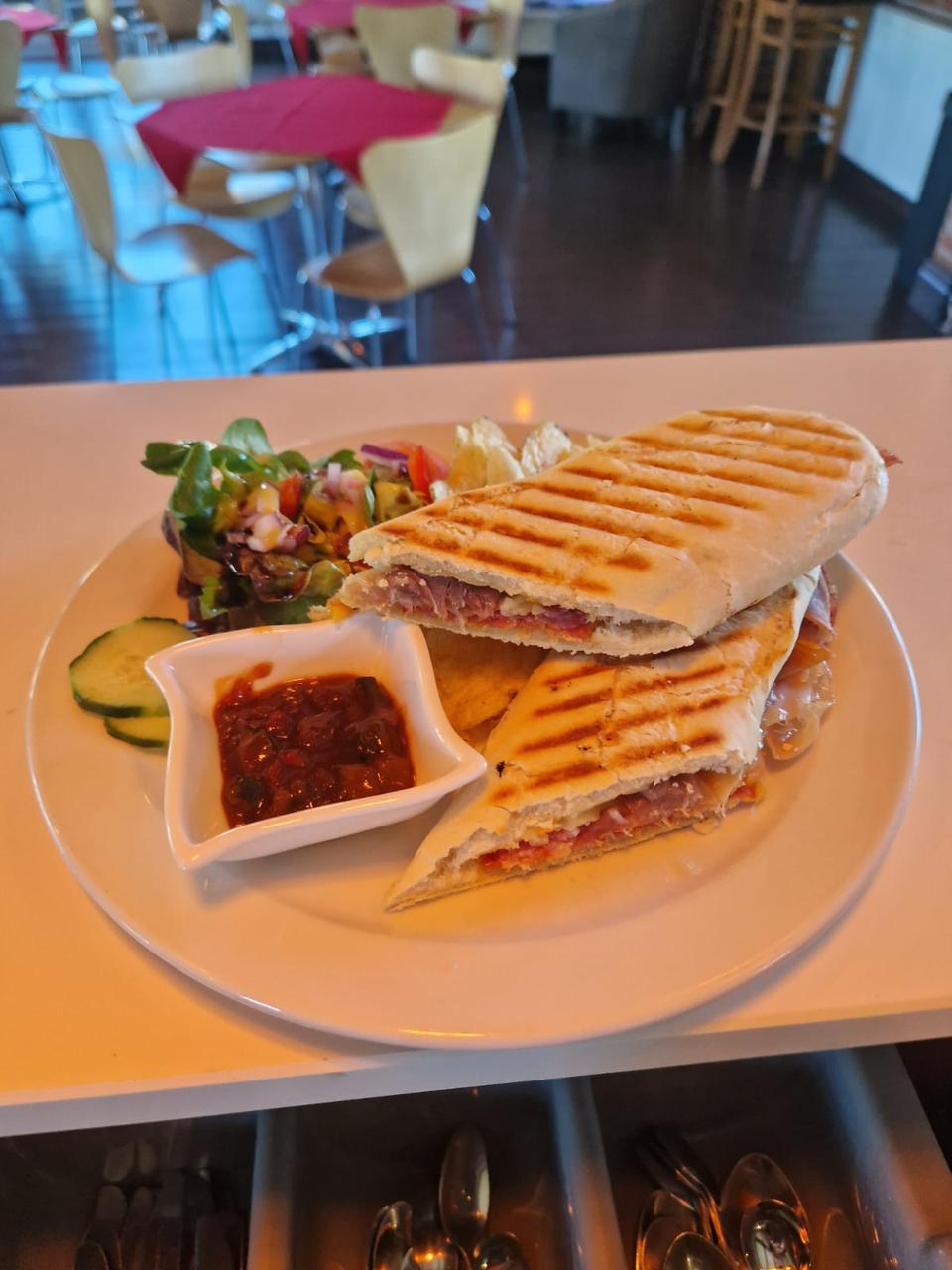 Pesto Chicken Panini